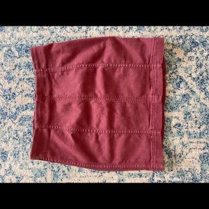 Free people size 4 maroon skirt